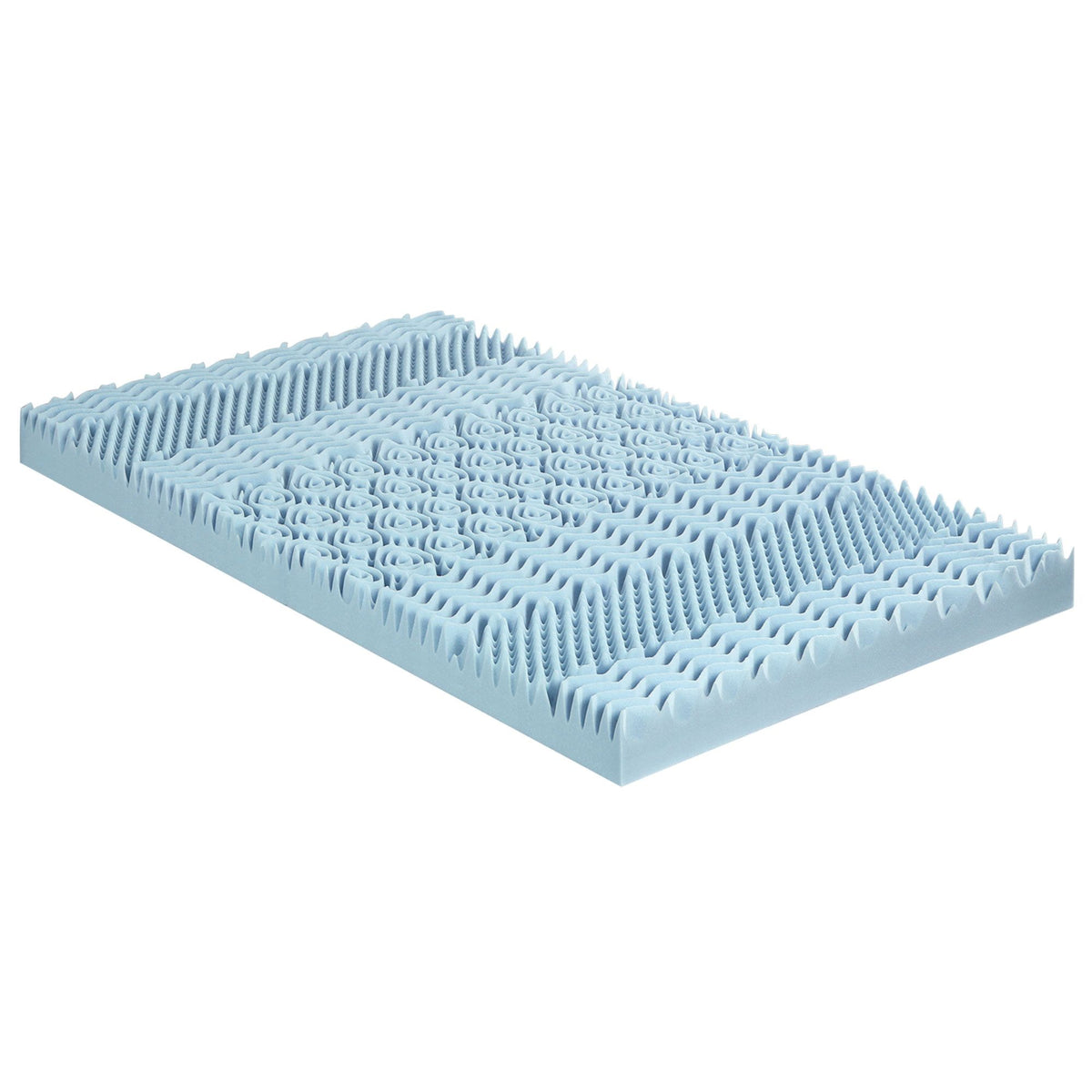Giselle Bedding Memory Foam Mattress Topper 7-Zone 8cm Single-Mattress Toppers-PEROZ Accessories