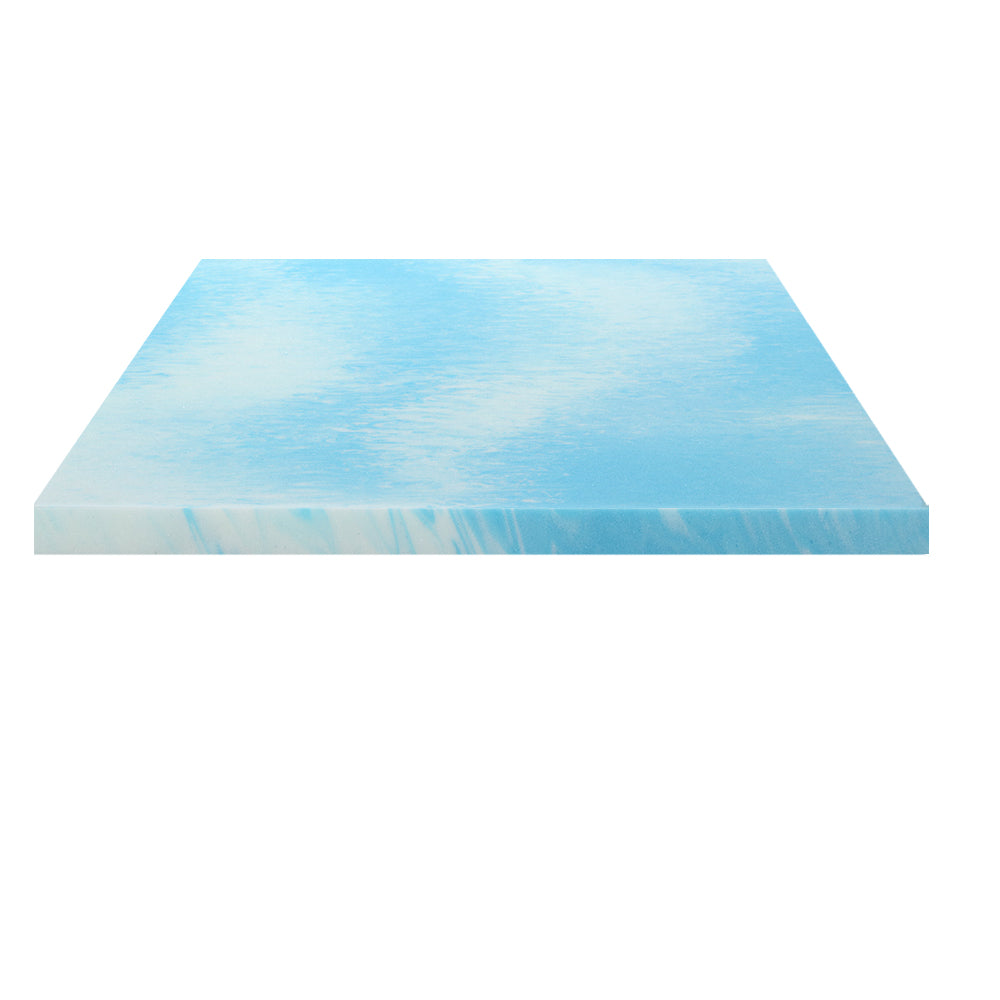 Giselle Bedding Memory Foam Mattress Topper Gel 5cm Queen-Furniture > Mattresses > Mattress Toppers-PEROZ Accessories