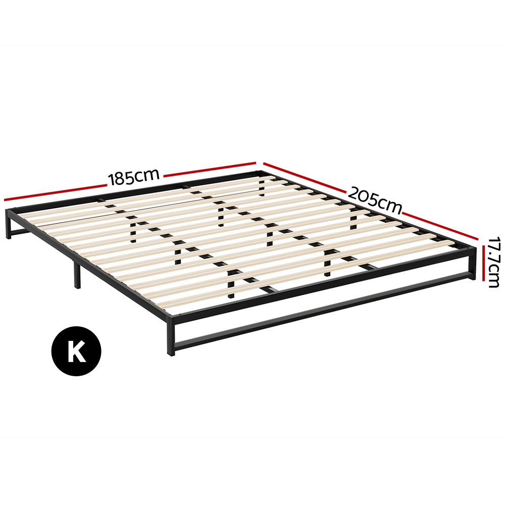 Artiss Bed Frame King Size Metal BERU-Furniture > Bedroom-PEROZ Accessories