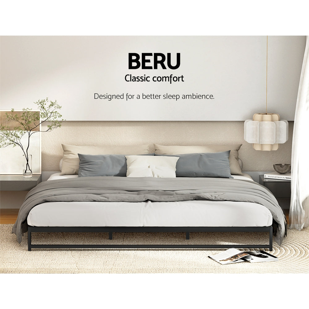 Artiss Bed Frame King Size Metal BERU-Furniture > Bedroom-PEROZ Accessories