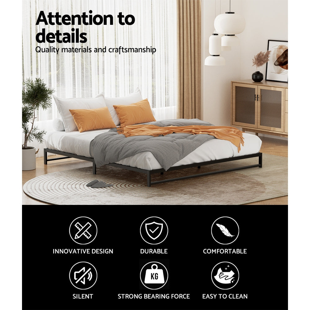 Artiss Bed Frame King Size Metal BERU-Furniture > Bedroom-PEROZ Accessories