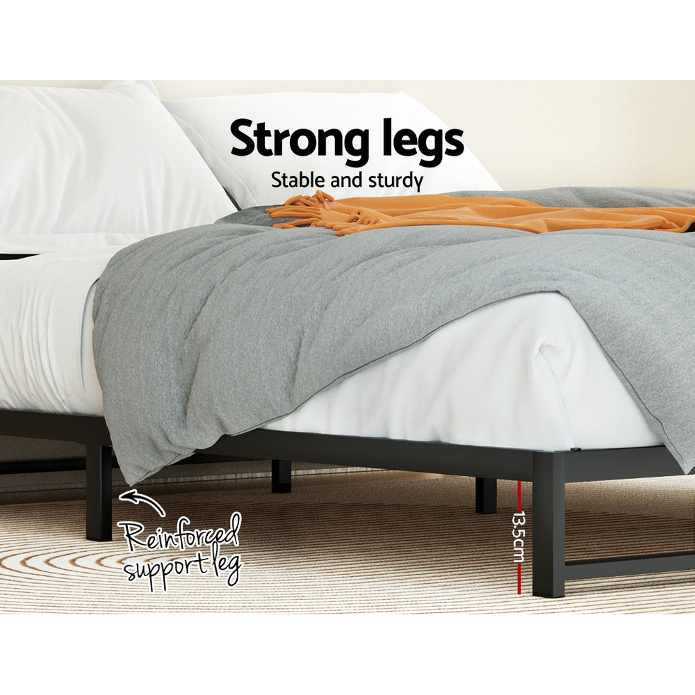 Artiss Bed Frame King Size Metal BERU-Furniture > Bedroom-PEROZ Accessories
