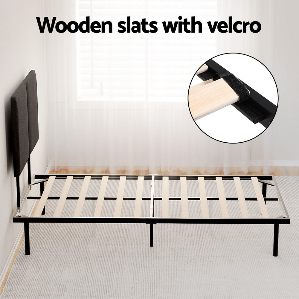 Artiss Bed Frame King Single Size Metal Frame NOR-Furniture > Bedroom-PEROZ Accessories