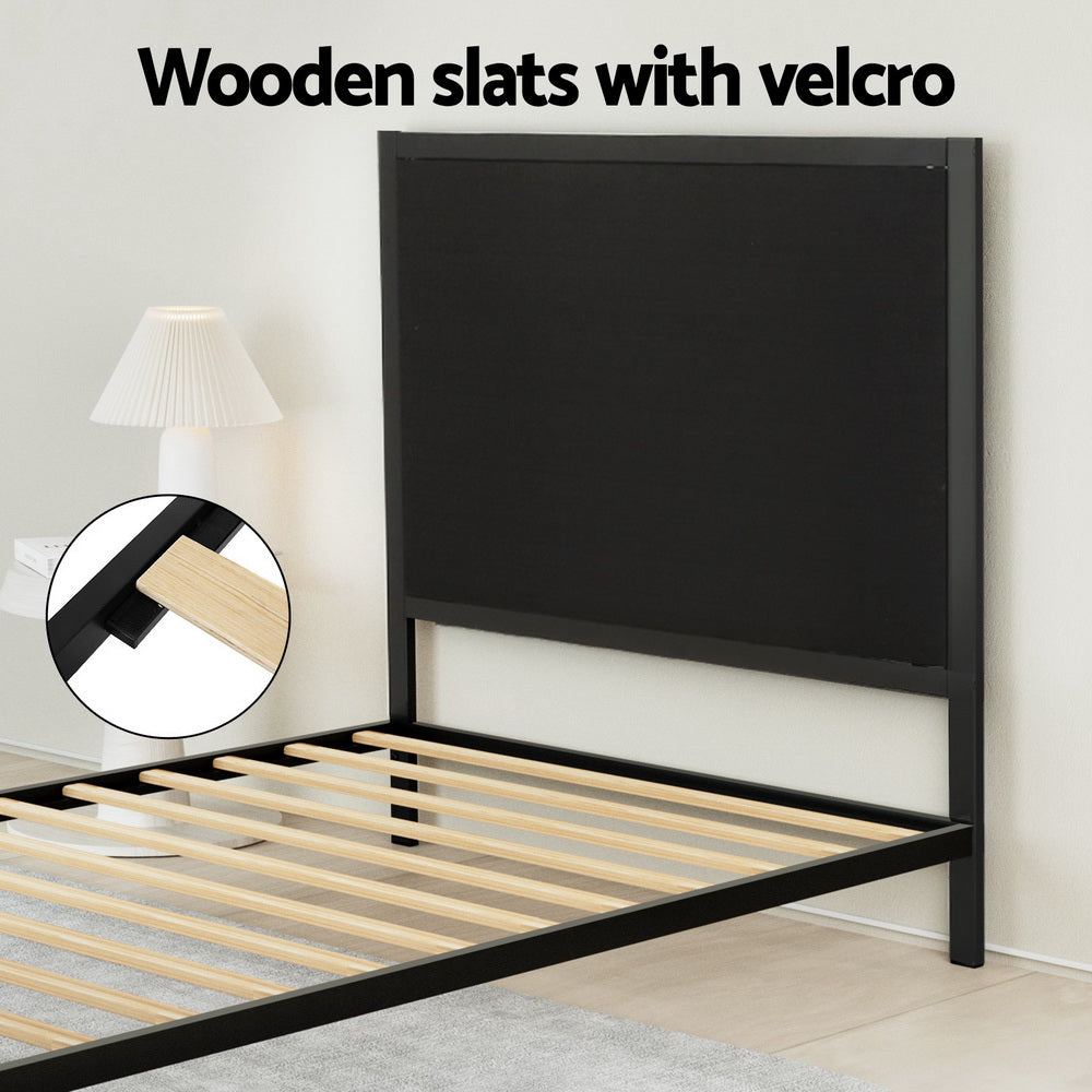 Artiss Bed Frame King Single Size Metal Frame PADA-Furniture > Bedroom-PEROZ Accessories