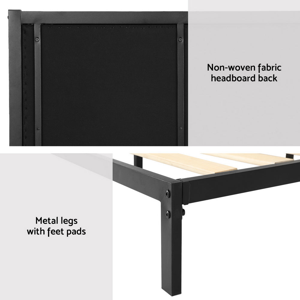 Artiss Bed Frame Queen Size Metal Frame PADA-Furniture > Bedroom-PEROZ Accessories