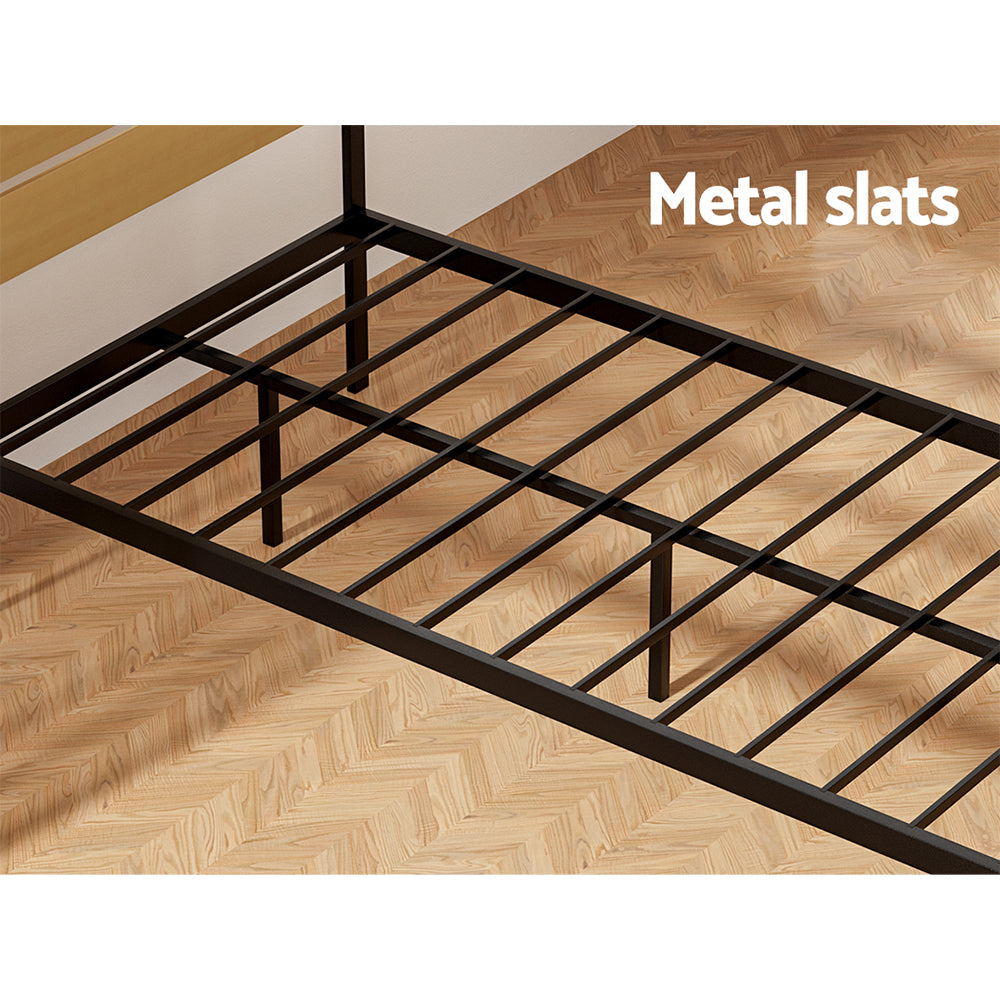 Artiss Bed Frame King Single Size Metal Base Mattress Platform Foundation PAULA-Furniture > Bedroom-PEROZ Accessories
