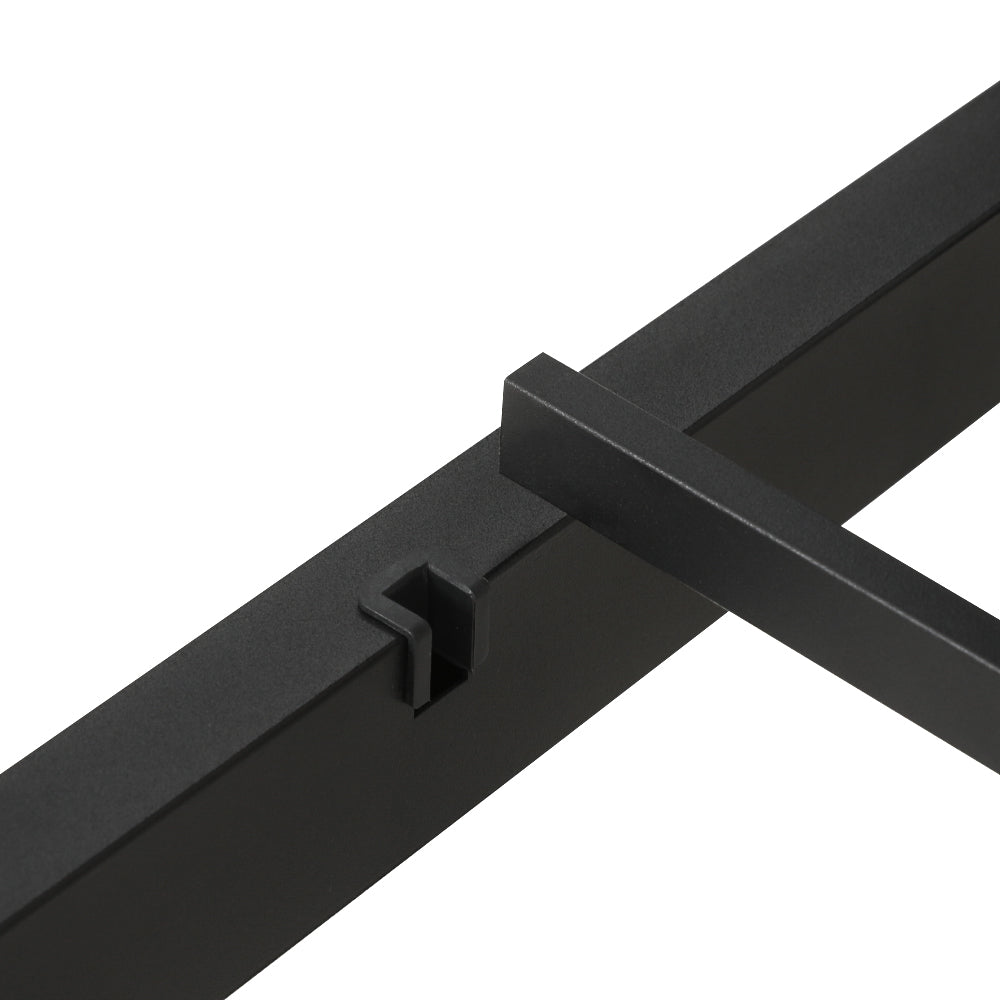 Artiss Bed Frame Queen Size Metal Base Mattress Platform Foundation Black PAULA-Furniture > Bedroom-PEROZ Accessories