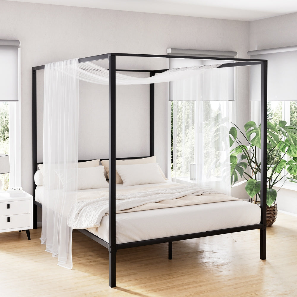 Artiss Bed Frame Double Size Metal Frame POCHY-Furniture > Bedroom-PEROZ Accessories