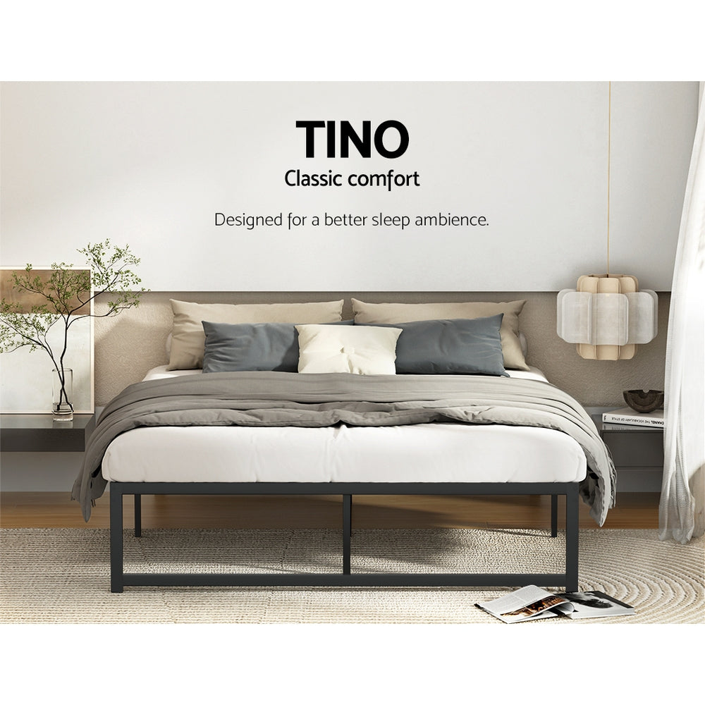 Artiss Bed Frame Double Size Metal Frame TINO-Furniture > Bedroom-PEROZ Accessories