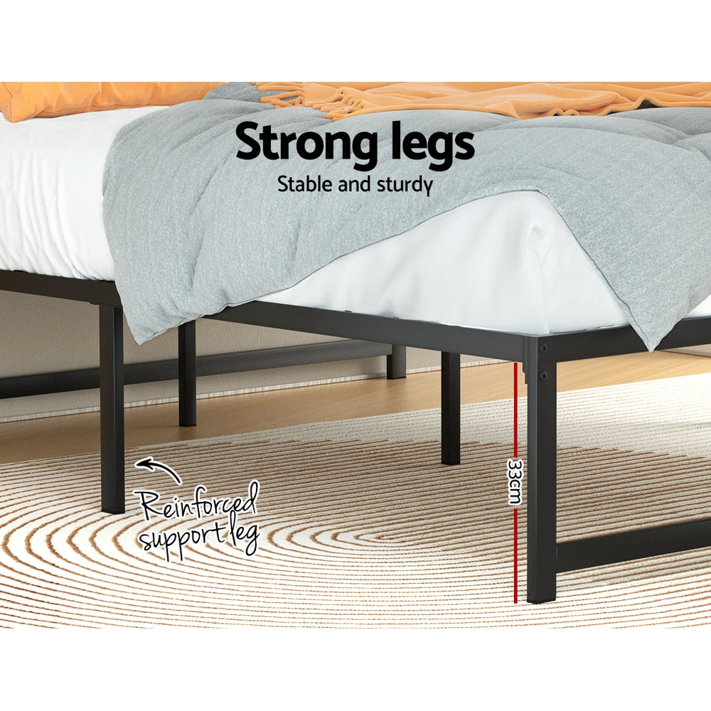 Artiss Bed Frame Double Size Metal Frame TINO-Furniture > Bedroom-PEROZ Accessories
