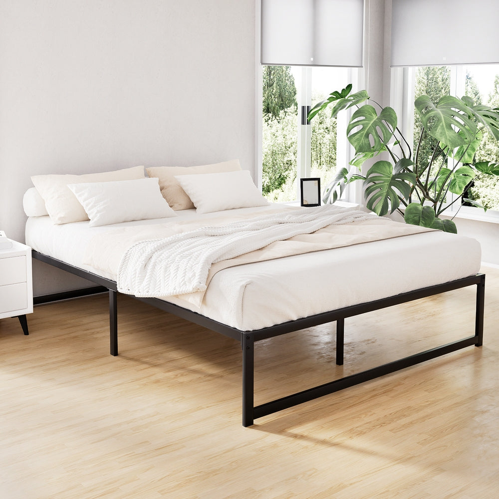 Artiss Bed Frame Double Size Metal Frame TINO-Furniture > Bedroom-PEROZ Accessories