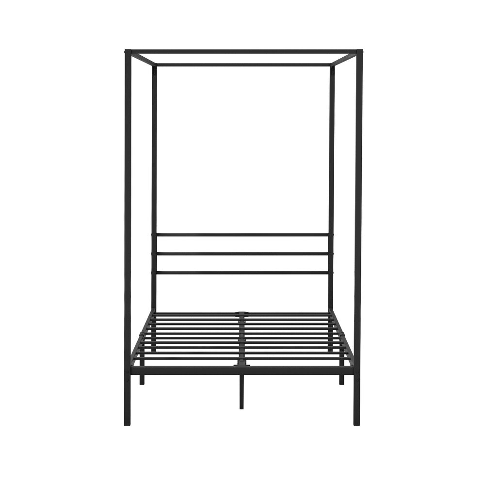 Oikiture Metal Canopy Bed Frame Single Size Platform-Metal Bed Frames-PEROZ Accessories
