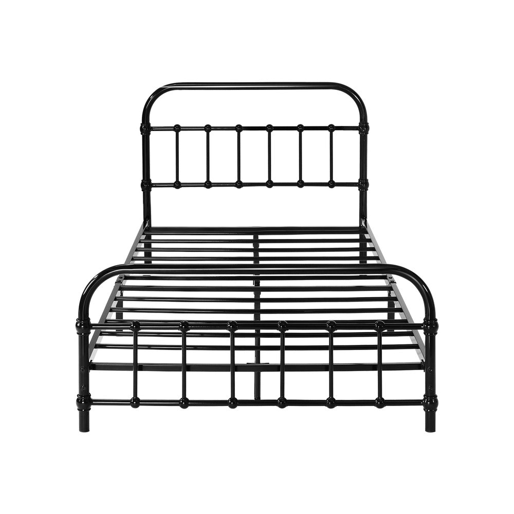 Oikiture Metal Bed Frame King Single Size Bed Base Platform-Metal Bed Frames-PEROZ Accessories