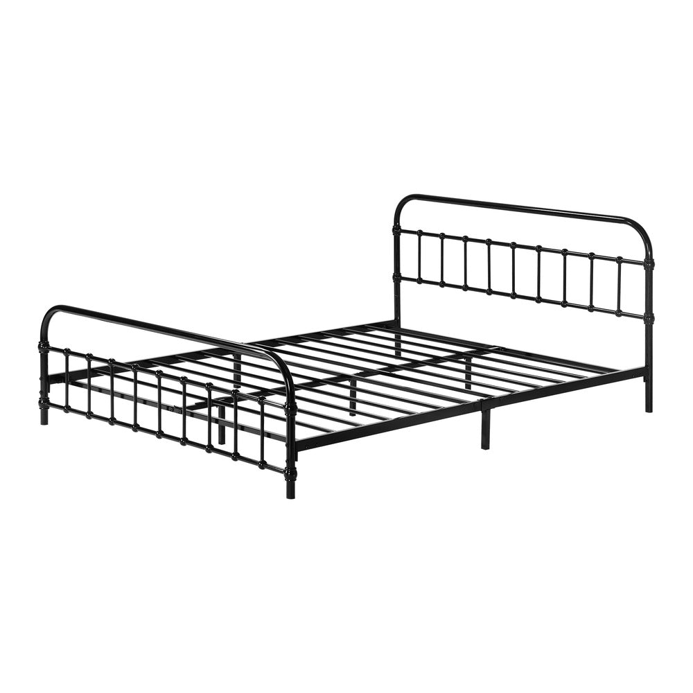 Oikiture Metal Bed Frame Queen Size Bed Base Platform-Metal Bed Frames-PEROZ Accessories