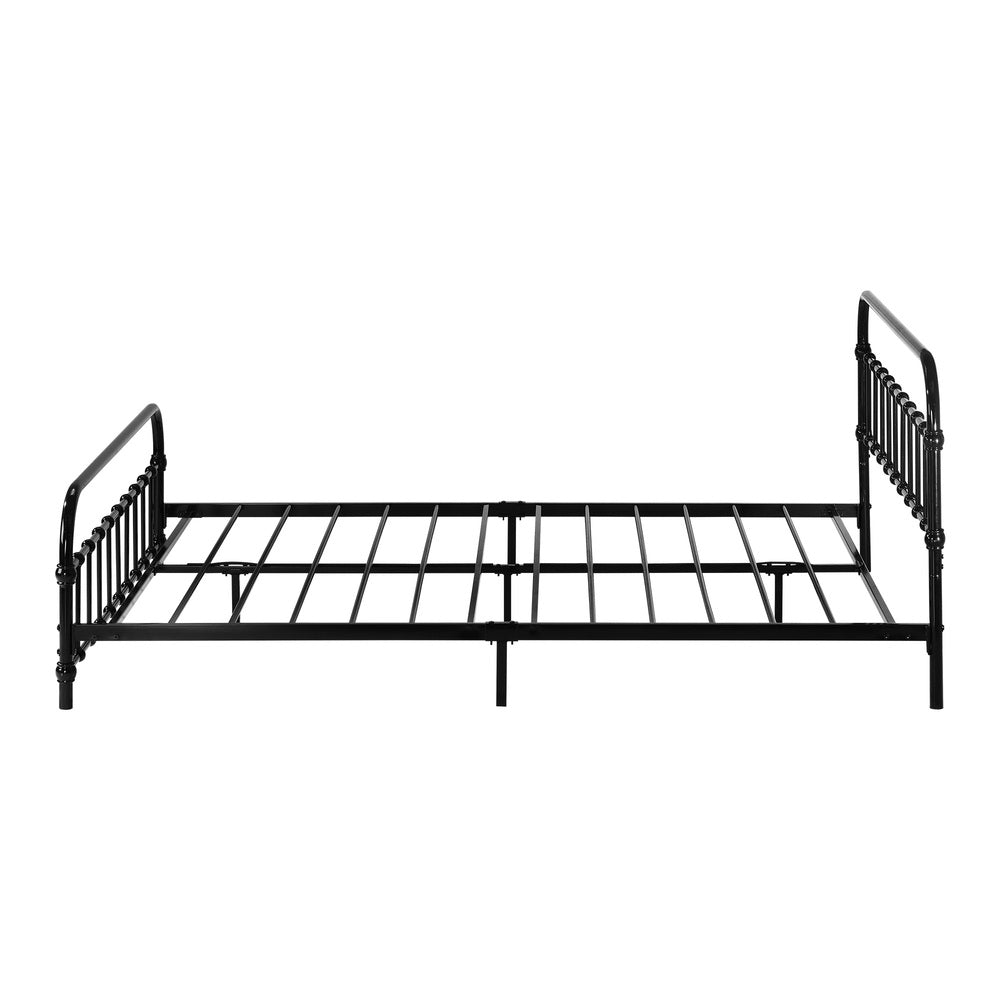 Oikiture Metal Bed Frame Queen Size Bed Base Platform-Metal Bed Frames-PEROZ Accessories