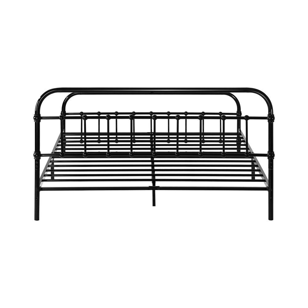 Oikiture Metal Bed Frame Queen Size Bed Base Platform-Metal Bed Frames-PEROZ Accessories