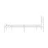 Oikiture Metal Bed Frame King Single Platform White-Metal Bed Frames-PEROZ Accessories