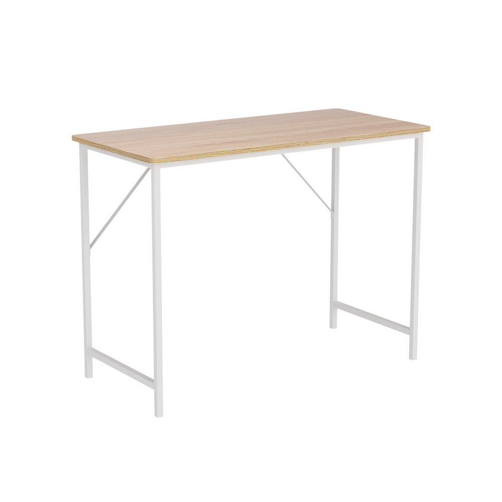Artiss Computer Desk Oak 100CM-Furniture > Office-PEROZ Accessories