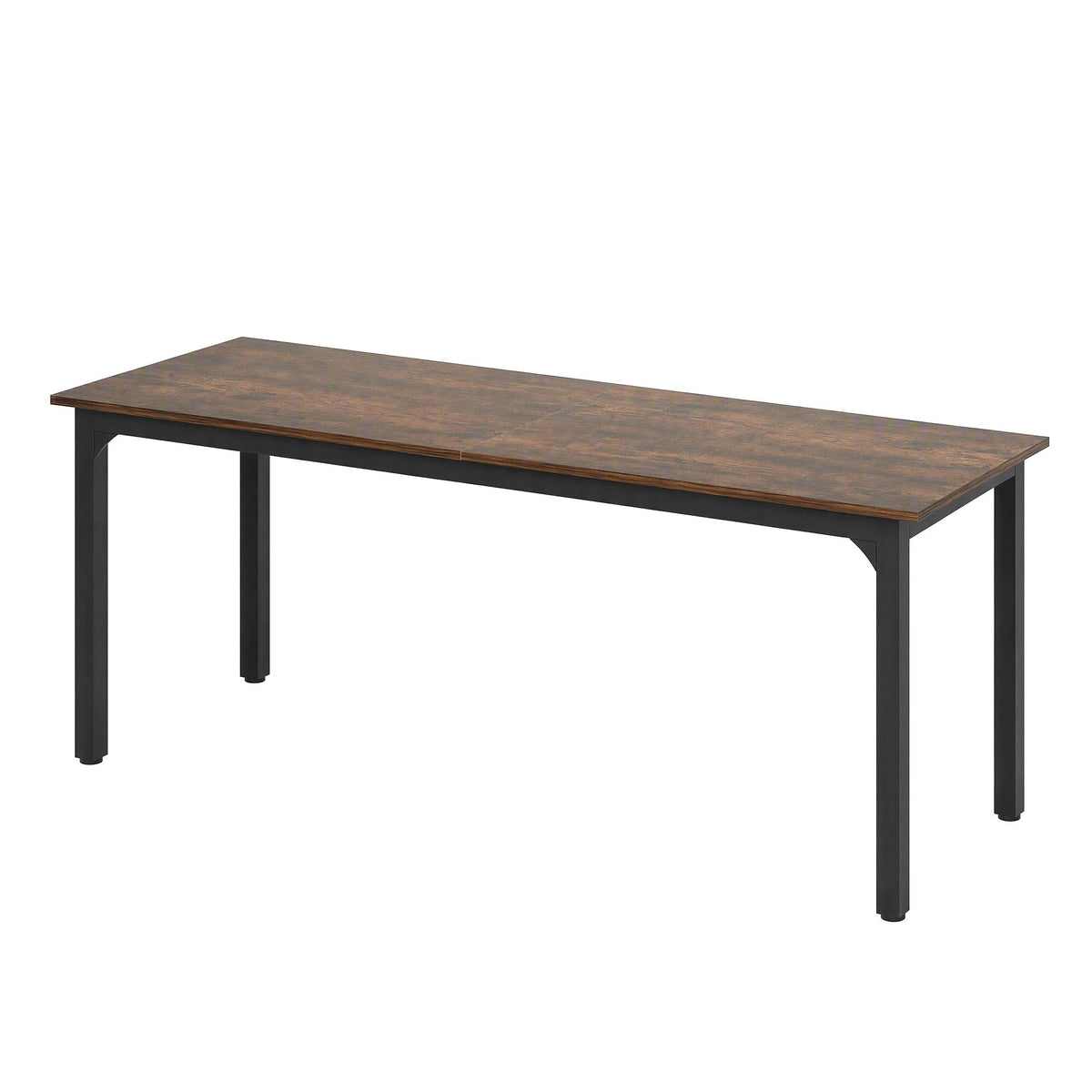 Artiss Computer Desk 2 Person Double Workstation Study Table Rustic Brown 200cm-Furniture > Office > Desks-PEROZ Accessories