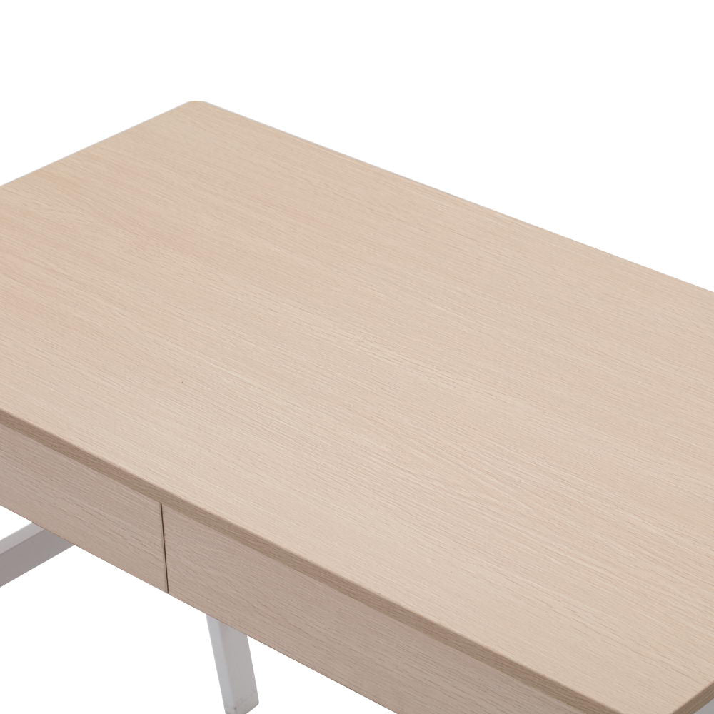 Artiss Computer Desk Drawer Cabinet Oak 100CM-Furniture > Office-PEROZ Accessories