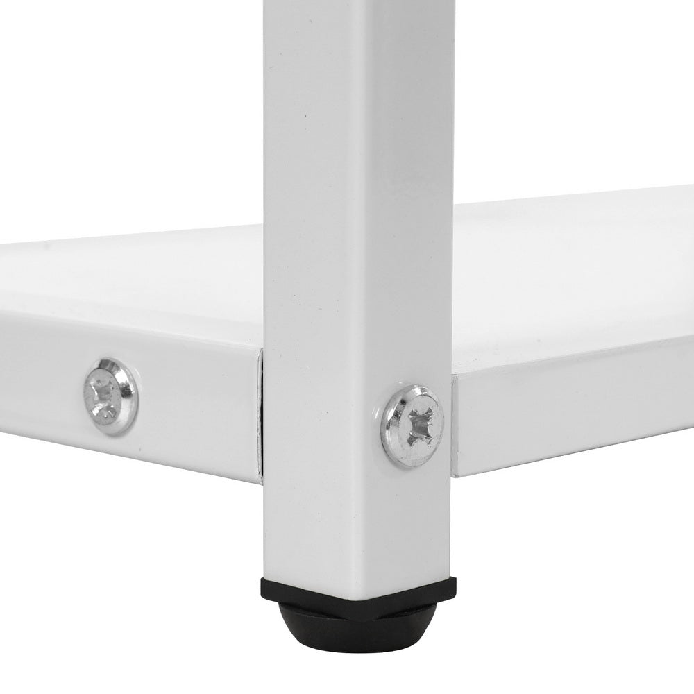 Artiss Computer Desk Drawer Shelves Study Table 120CM White-Furniture > Office-PEROZ Accessories