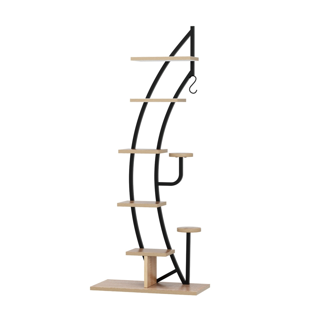 Artiss Plant Stand 6 Tier Ladder Corner Shelf-Furniture > Living Room > Bookcases & Shelves-PEROZ Accessories
