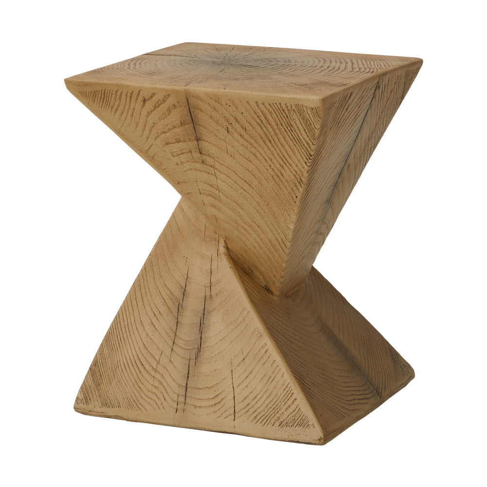 Oikiture Side Table Terrazzo Concrete Wooden-BedSide Tabless-PEROZ Accessories