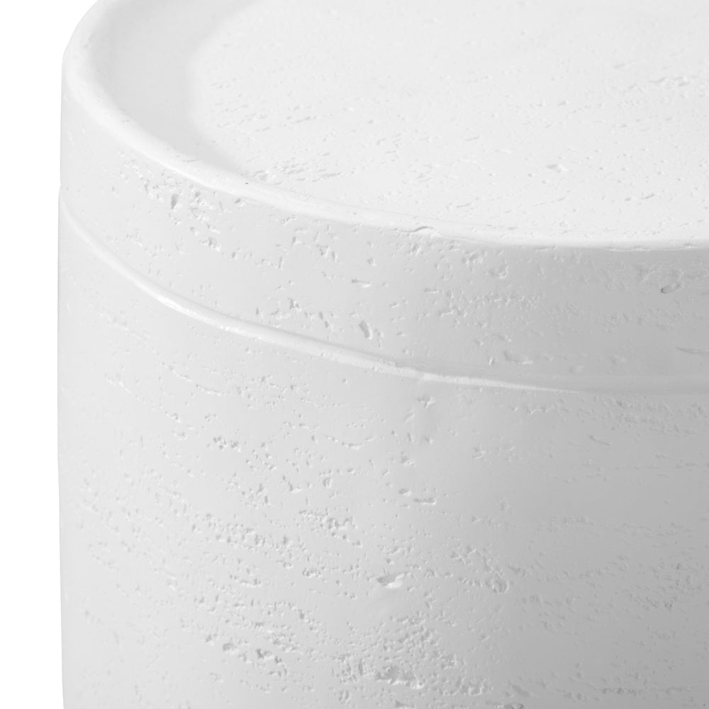 Oikiture Side Table Outdoor Stool Terrazzo Concrete-BedSide Tabless-PEROZ Accessories