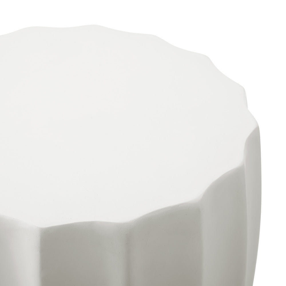 Oikiture Side Table Terrazzo Concrete Outdoor Stand-BedSide Tabless-PEROZ Accessories