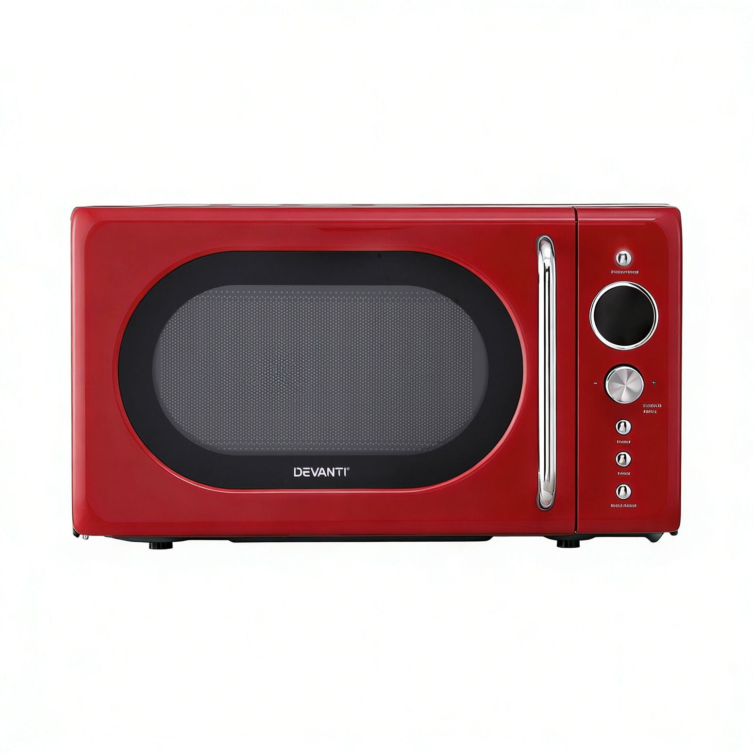 Devanti 20L Microwave Oven 700W Red-Appliances > Kitchen Appliances > Microwave Ovens-PEROZ Accessories