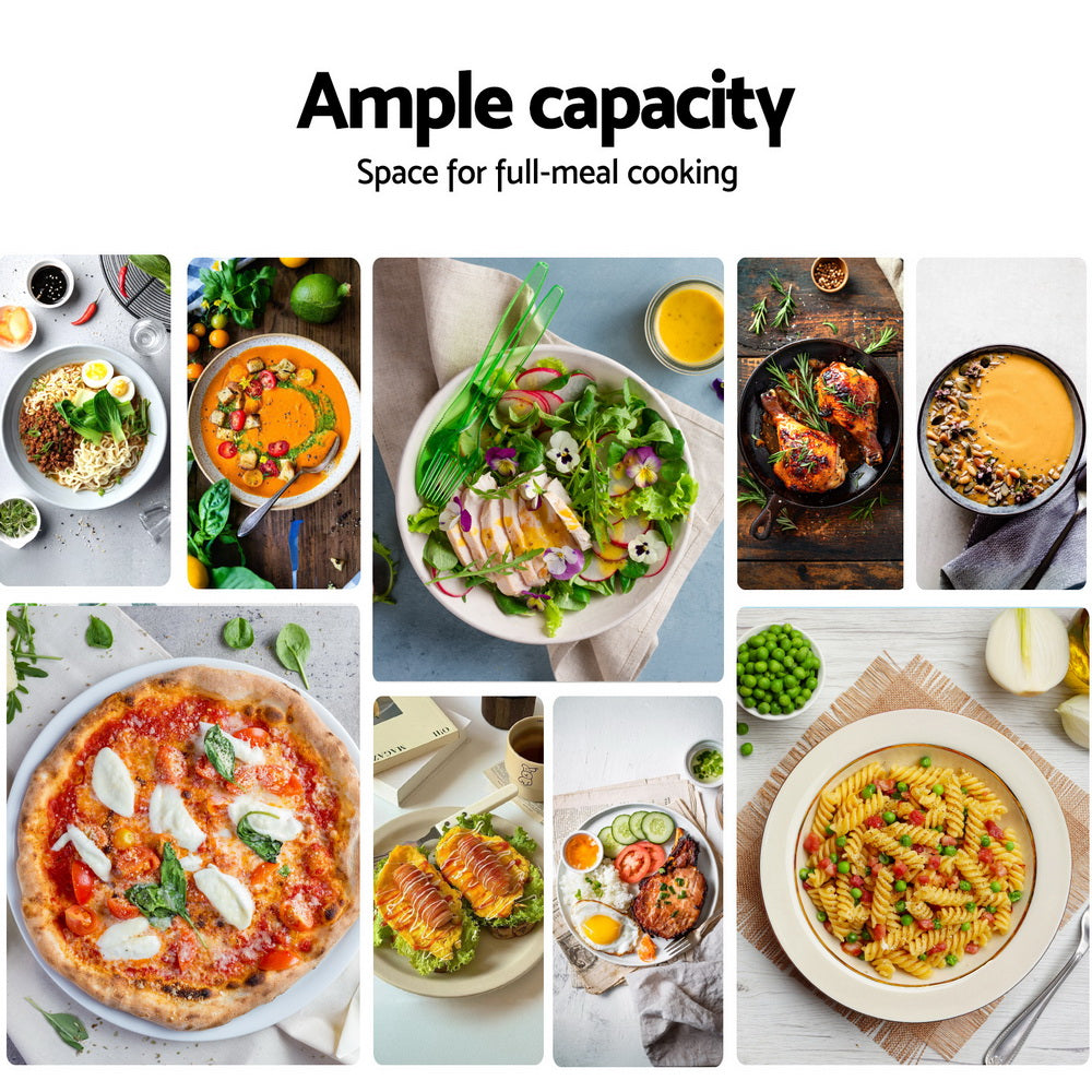 Devanti 20L Microwave Oven 800W White-Appliances > Kitchen Appliances > Microwave Ovens-PEROZ Accessories