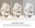 Oikiture Bluetooth Hollywood Makeup Mirror LED 45x58cm-Makeup Mirrors-PEROZ Accessories