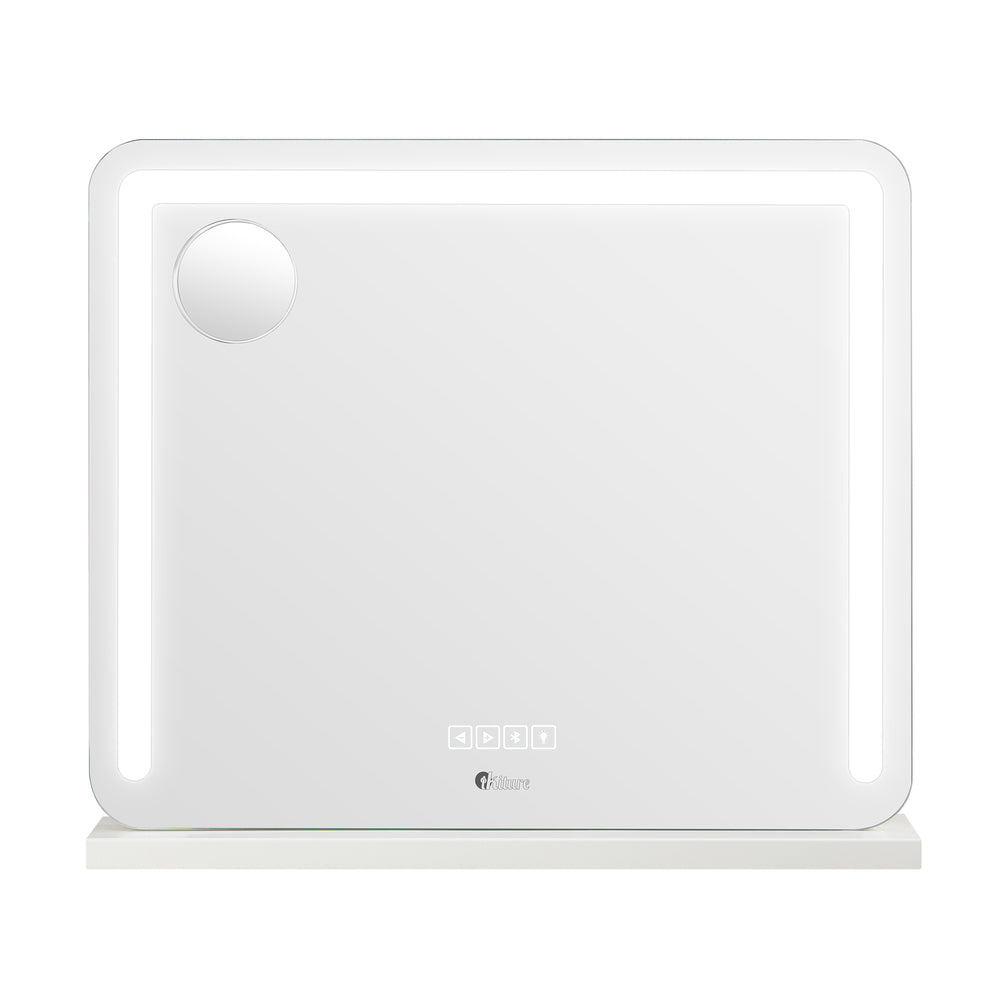 Oikiture Bluetooth Hollywood LED Makeup Mirror 60x52cm-Makeup Mirrors-PEROZ Accessories