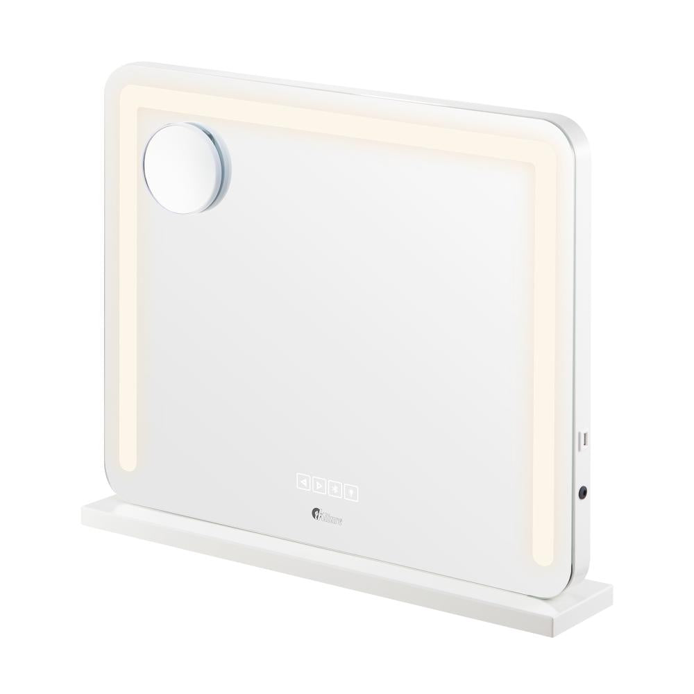 Oikiture Bluetooth Hollywood LED Makeup Mirror 60x52cm-Makeup Mirrors-PEROZ Accessories