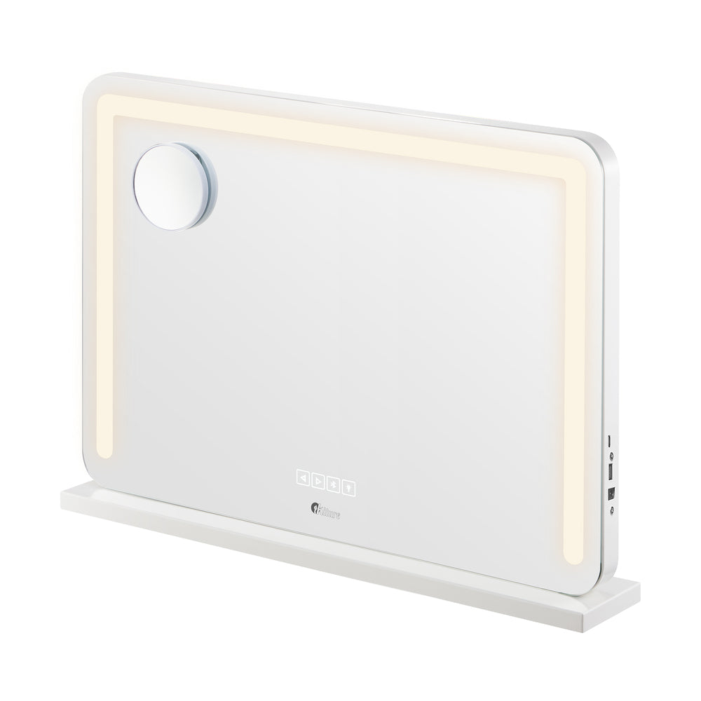 Oikiture Bluetooth Hollywood LED Makeup Mirror 80x62cm-Makeup Mirrors-PEROZ Accessories