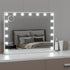 Embellir Makeup Mirror 80x60cm Hollywood Vanity with LED Light Tabletop White-Health & Beauty > Makeup > Makeup Mirrors-PEROZ Accessories