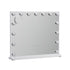 Embellir Makeup Mirror 60x52cm Hollywood Vanity with LED Light Tabletop White-Health & Beauty > Makeup > Makeup Mirrors-PEROZ Accessories