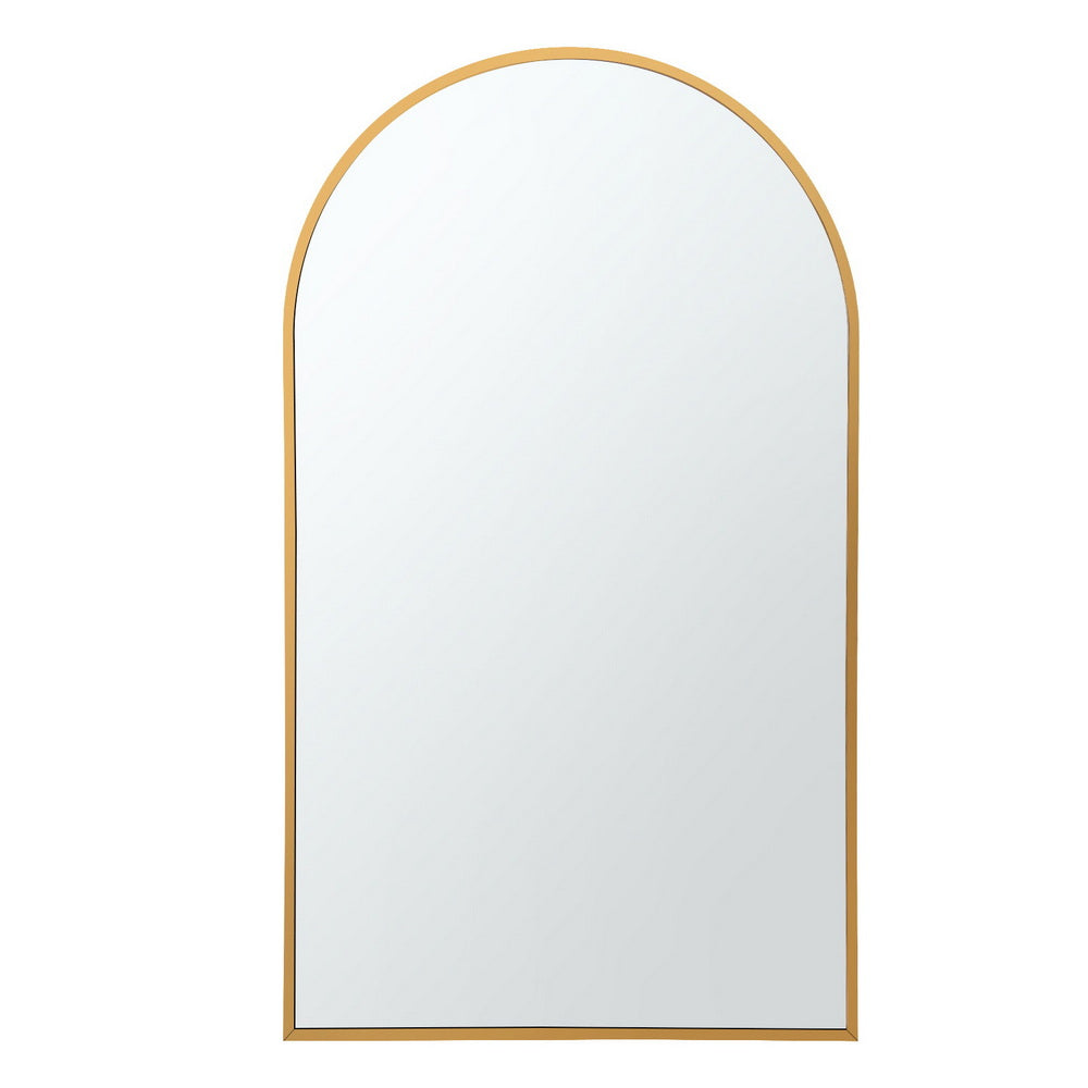 Embellir 86x50cm Arched Wall Mirror Vanity Makeup Home Decor-Home & Garden > Decor > Mirrors-PEROZ Accessories