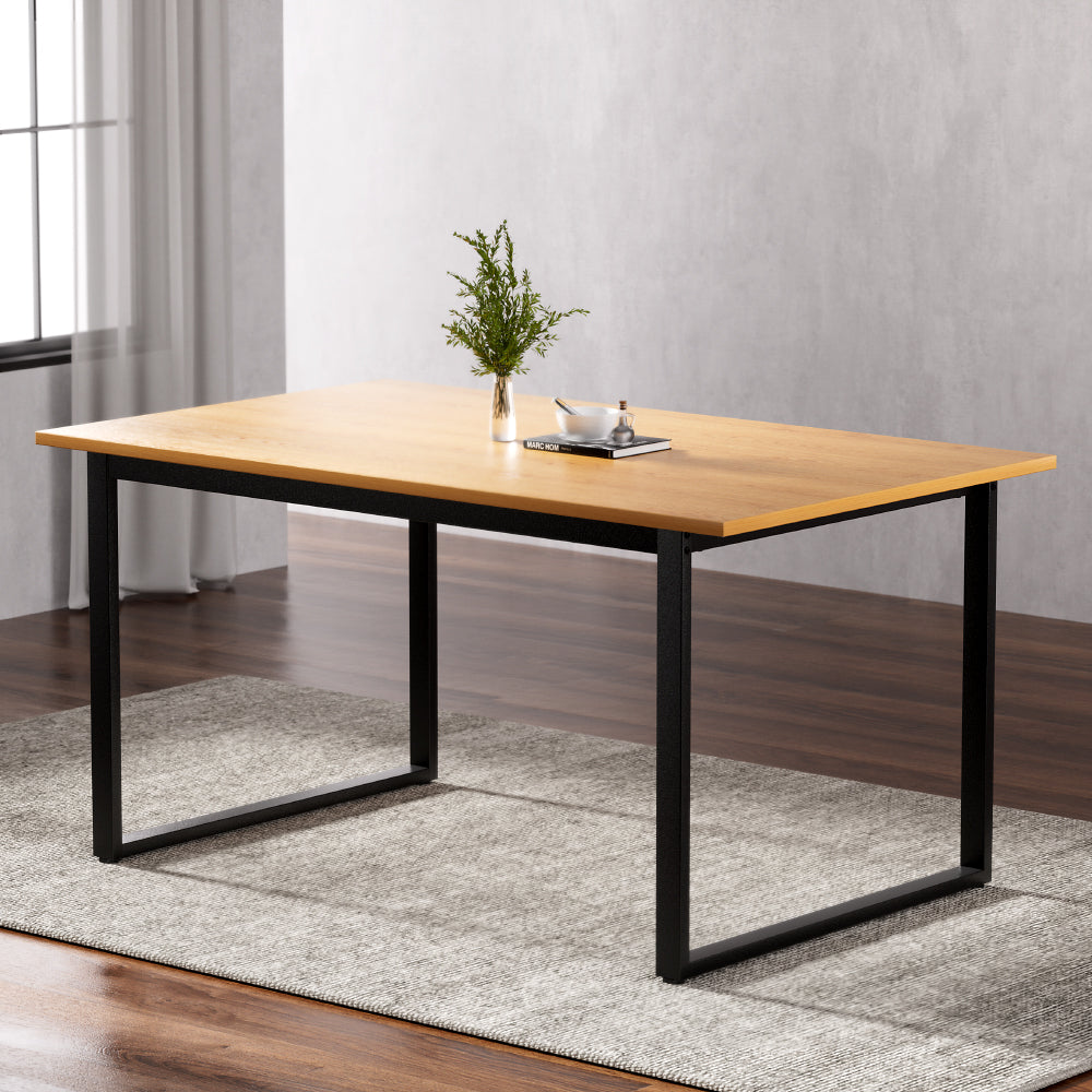 Artiss Dining Table 6 Seater Kitchen Cafe Rectangular Wooden Table 150CM-Furniture > Dining-PEROZ Accessories