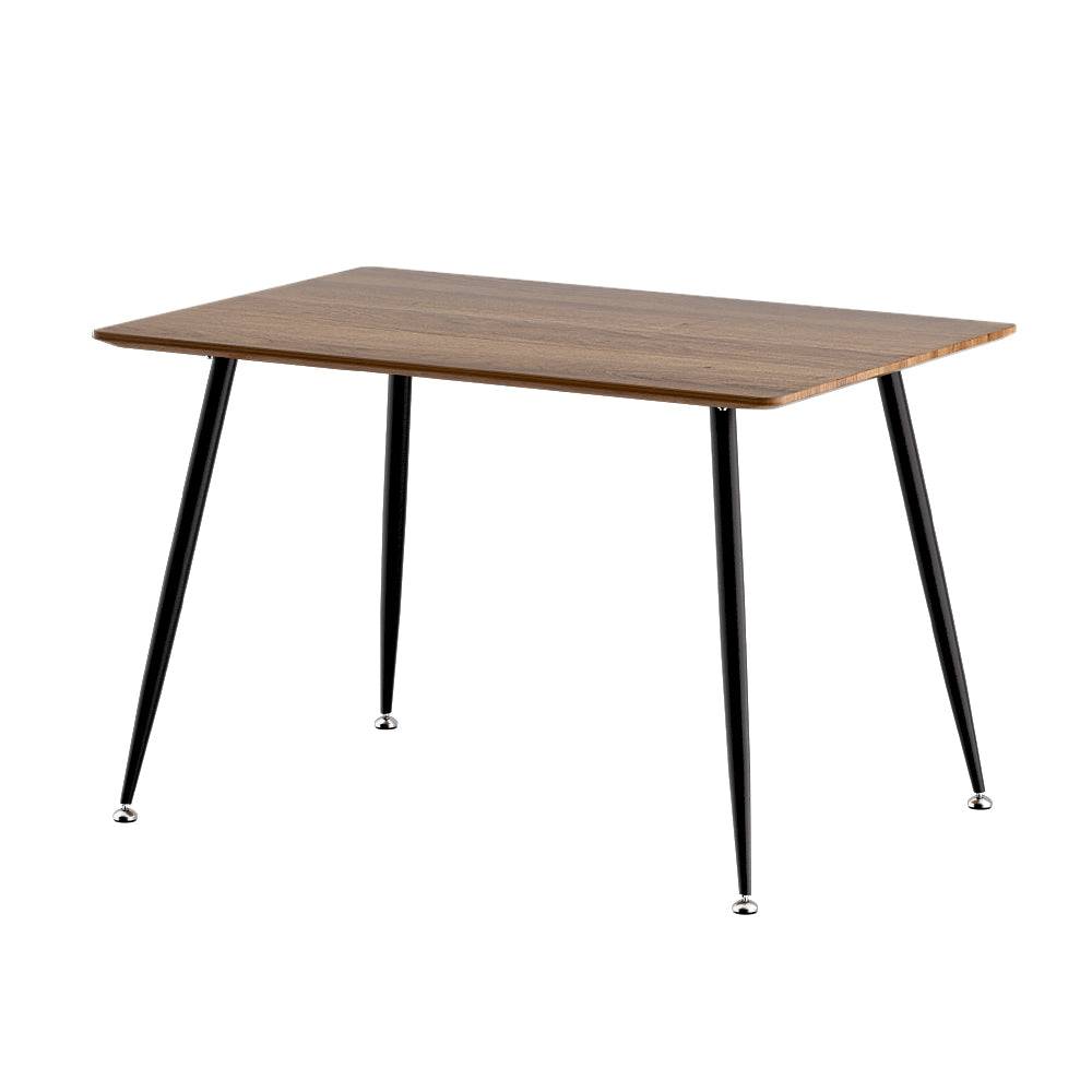 Artiss Dining Table 4 Seater Kitchen Cafe Wooden Table Rectangular 120CM-Furniture > Dining-PEROZ Accessories