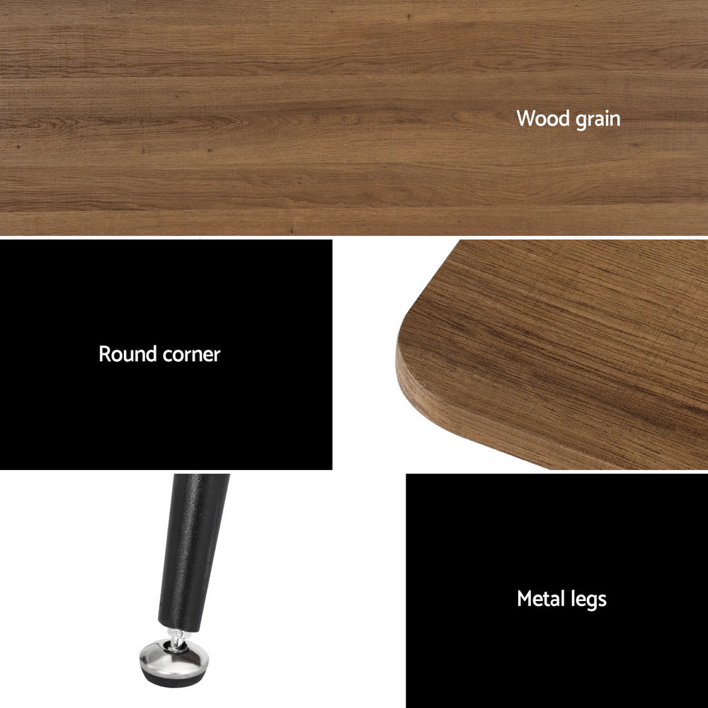 Artiss Dining Table 4 Seater Kitchen Cafe Wooden Table Rectangular 120CM-Furniture > Dining-PEROZ Accessories