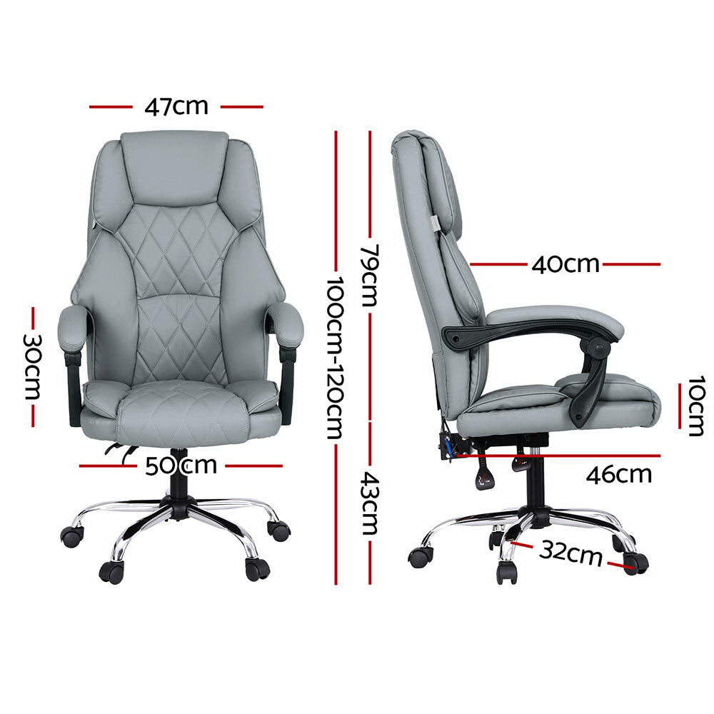 Artiss Massage Office Chair Computer Chairs High Back-Furniture > Bar Stools & Chairs > Massage Chairs-PEROZ Accessories