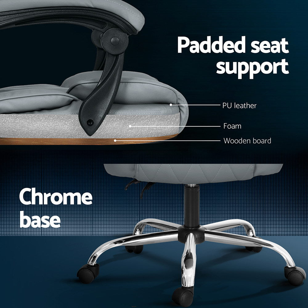 Artiss Massage Office Chair Computer Chairs High Back-Furniture > Bar Stools & Chairs > Massage Chairs-PEROZ Accessories