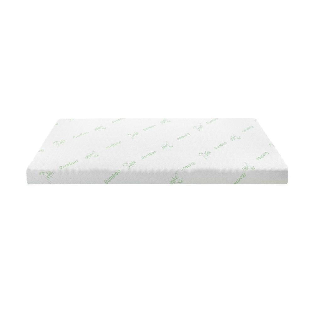 Bedra King Single 8CM Memory Foam Mattress Topper Cool Gel Bed Bamboo Cover 7-Zone-Memory Foam Mattress Topper-PEROZ Accessories