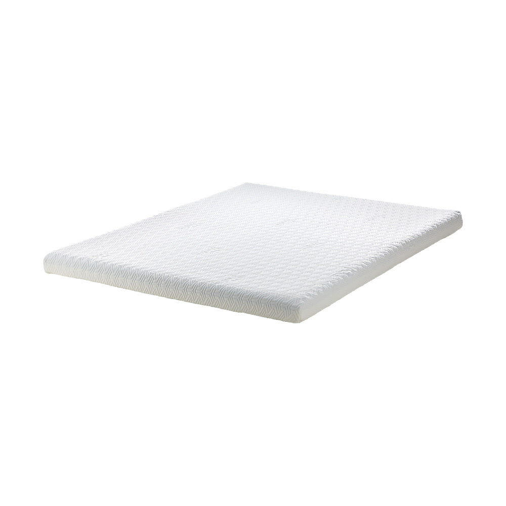 Bedra Memory Foam Mattress Topper Reversible Cool Gel 10cm Double-Mattress Toppers-PEROZ Accessories