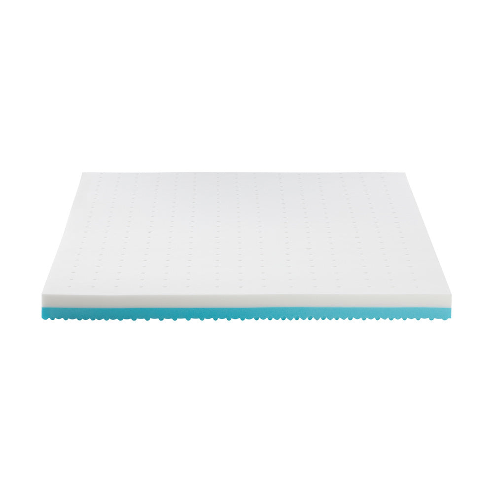 Bedra Memory Foam Mattress Topper Reversible Cool Gel 10cm Double-Mattress Toppers-PEROZ Accessories