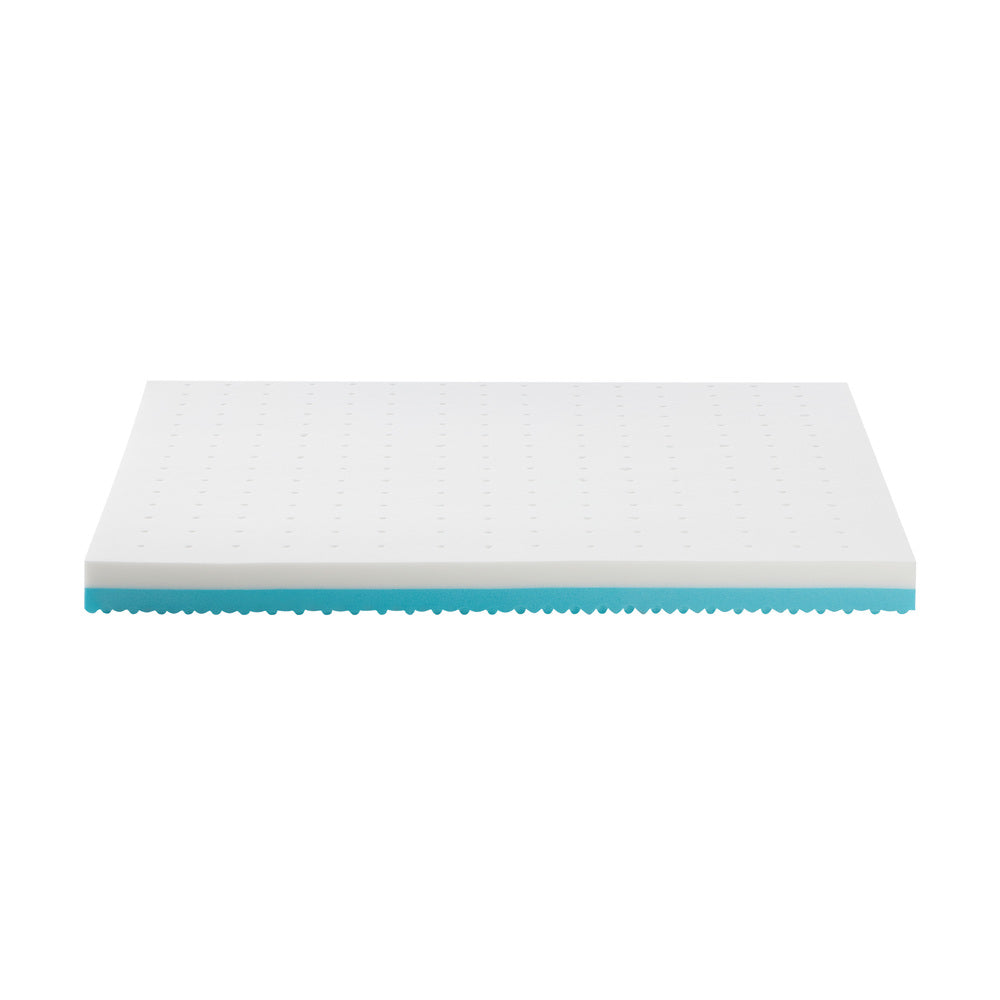 Bedra Memory Foam Mattress Topper Reversible Cool Gel 10cm King Single-Mattress Toppers-PEROZ Accessories
