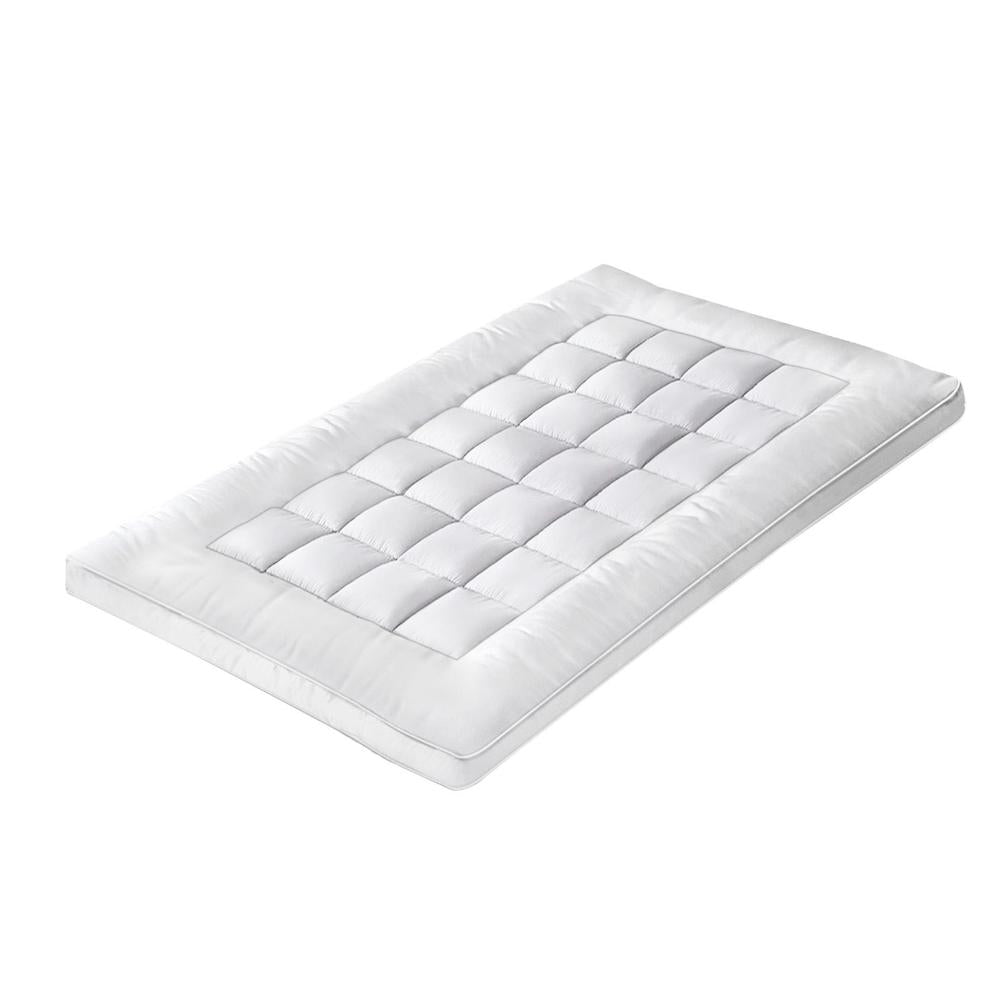 Bedra Pillowtop Mattress Topper Microfibre King Single-Mattress Toppers-PEROZ Accessories