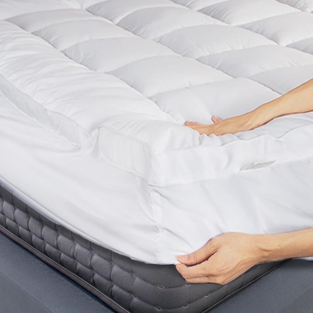 Bedra Pillowtop Mattress Topper Microfibre King Single-Mattress Toppers-PEROZ Accessories