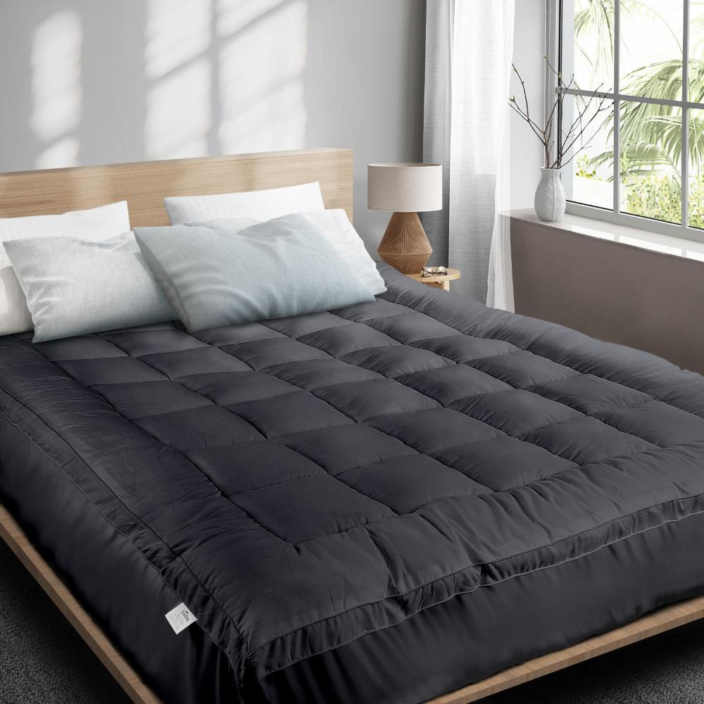 Bedra King Mattress Topper Pillow Top 1000GSM Microfiber-Pillow Top Mattress Toppers-PEROZ Accessories